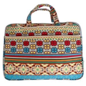 Kayond Classical Bohemia Yellow Blue Floral Patterned Laptop Sleeve Case